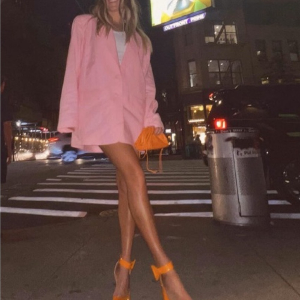 NBD Pink Oversized Blazer